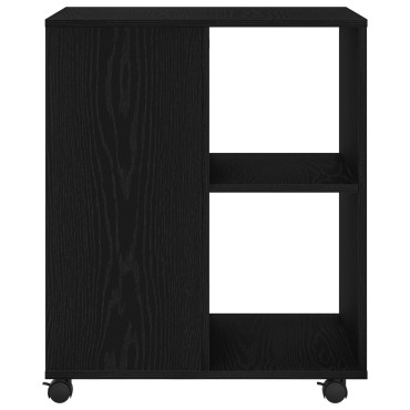 vidaXL Κάβα Αποθήκευσης Μαύρη Βελανιδιά 60x53x72,5cm Επεξεργασμένο Ξύλο