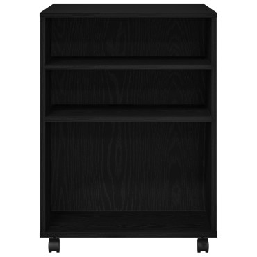 vidaXL Κάβα Αποθήκευσης Μαύρη Βελανιδιά 60x53x72,5cm Επεξεργασμένο Ξύλο