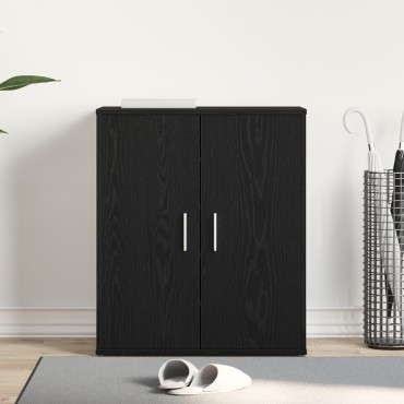 vidaXL Ντουλάπα για Παπούτσια σε Μαύρο Δρυς 60x35x70cm από Επεξεργασμένο Ξύλο