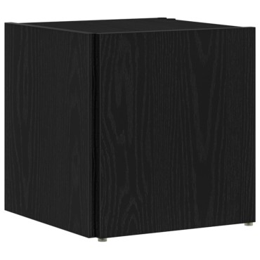vidaXL Τραπέζι Μαύρη Δρυς 33x33x34,5cm Κατασκευασμένο ξύλο