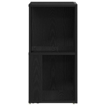 vidaXL Γωνιακό Ντουλάπι Μαύρη Δρυς 33x33x67cm Επεξεργασμένο Ξύλο