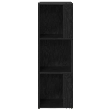vidaXL Γωνιακό Ντουλάπι Μαύρο Δρυς 33x33x100cm Επεξεργασμένο Ξύλο