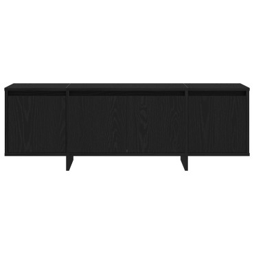 vidaXL Ντουλάπα τηλεόρασης Μαύρο Δρυς 120x30x40,5cm Ξύλο επεξεργασμένο