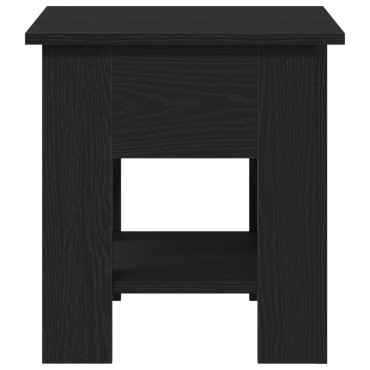 vidaXL Τραπεζάκι καφέ Μαύρο Δρυς 40x40x42cm Επεξεργασμένο ξύλο 1 τεμ.