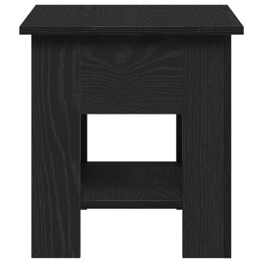 vidaXL Τραπεζάκι καφέ Μαύρο Δρυς 40x40x42cm Επεξεργασμένο ξύλο 1 τεμ.