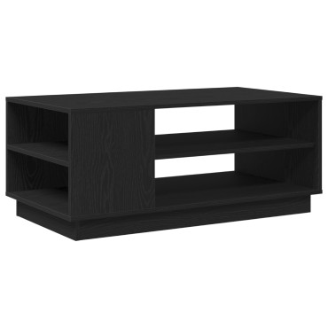 vidaXL Μαύρο Τραπέζι σαλονιού 102x55x43cm Κατασκευασμένο από Επεξεργασμένο Ξύλο 1 τεμ.