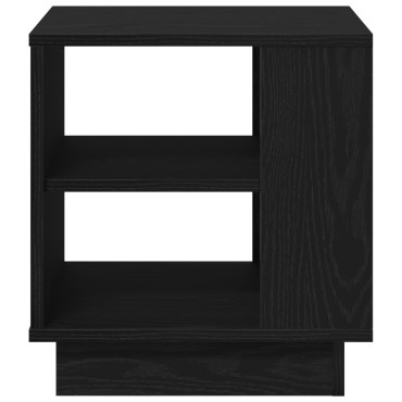 vidaXL Τραπέζι σαλονιού Μαύρο Δρυς 40x40x43cm Επεξεργασμένο Ξύλο 1 τεμ.