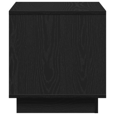 vidaXL Τραπέζι σαλονιού Μαύρο Δρυς 40x40x43cm Επεξεργασμένο Ξύλο 1 τεμ.