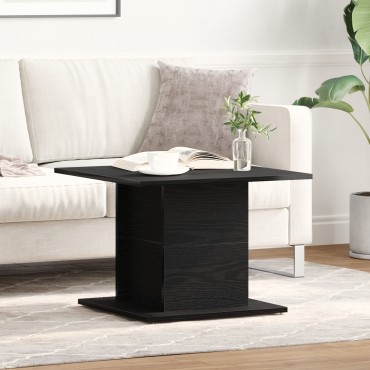 vidaXL Τραπεζάκι Σαλονιού Μαύρη Δρυς 55.5x55.5x40cm Επεξεργασμένο Ξύλο 1 τεμ.