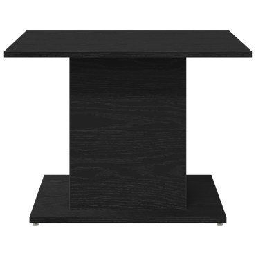 vidaXL Τραπεζάκι Σαλονιού Μαύρη Δρυς 55.5x55.5x40cm Επεξεργασμένο Ξύλο 1 τεμ.