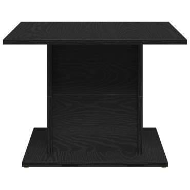 vidaXL Τραπεζάκι Σαλονιού Μαύρη Δρυς 55.5x55.5x40cm Επεξεργασμένο Ξύλο 1 τεμ.