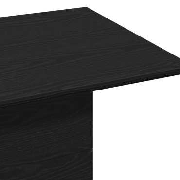 vidaXL Τραπεζάκι Σαλονιού Μαύρη Δρυς 55.5x55.5x40cm Επεξεργασμένο Ξύλο 1 τεμ.