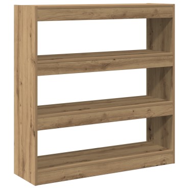 vidaXL Βιβλιοθήκη 3 επιπέδων 100x30x103cm Επεξεργασμένο Ξύλο 1 τεμ.