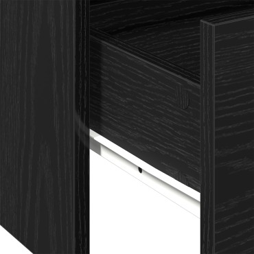vidaXL Τραπεζάκι σαλονιού Μαύρη Οξυά 102x55x43,5cm 1 τεμ.