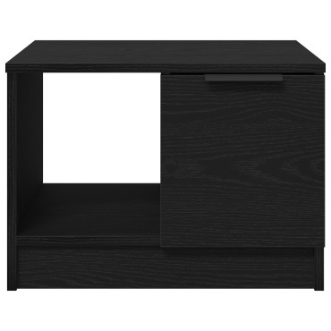 vidaXL Τραπέζι καφέ Μαύρο Δρυς 50x50x36cm Επεξεργασμένου Ξύλου 1 τεμ.