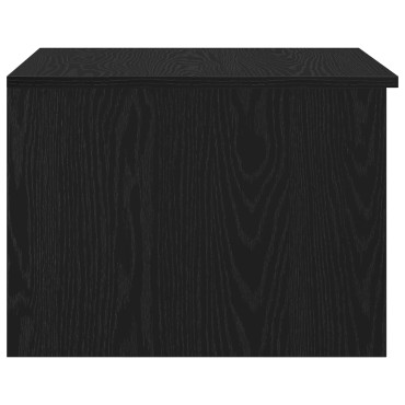 vidaXL Τραπέζι καφέ Μαύρο Δρυς 50x50x36cm Επεξεργασμένου Ξύλου 1 τεμ.