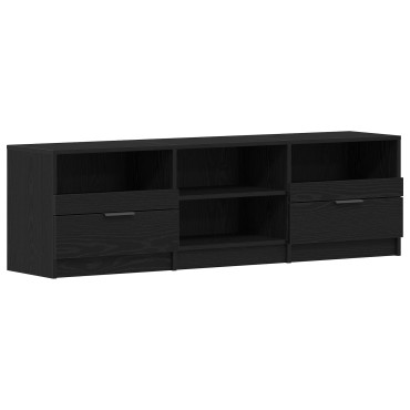 vidaXL Ντουλάπα τηλεόρασης Μαύρο Δρυς 150x33,5x45cm Επεξεργασμένο ξύλο