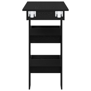 vidaXL Τραπέζι Μπαρ Τοίχου 102x45x103,5cm Επεξεργασμένο Ξύλο 1 τεμ.