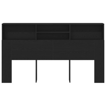 Κεφαλάρι καναπέ vidaXL Μαύρη Δρυς 180x19x103,5 εκ