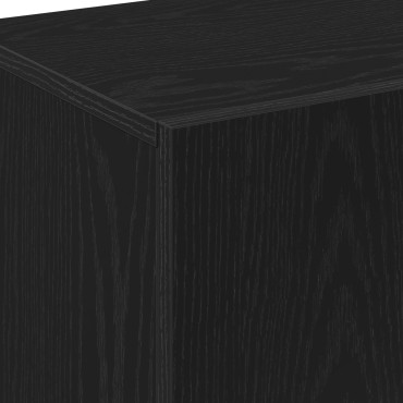 vidaXL Υψηλός ντουλάπι σε Μαύρη Δρυς, 70x31x115 cm Φτιαγμένο από Επεξεργασμένο Ξύλο 1 τεμ.