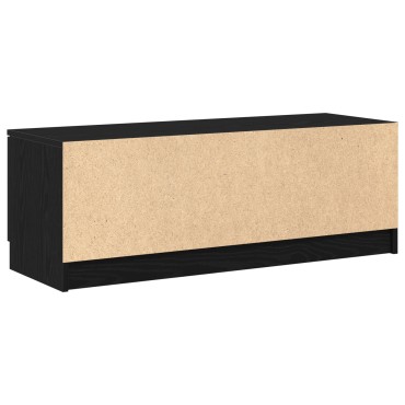 vidaXL Ντουλάπι TV 102x35x36,5cm Μαύρη Οξυά Επεξεργασμένο Ξύλο