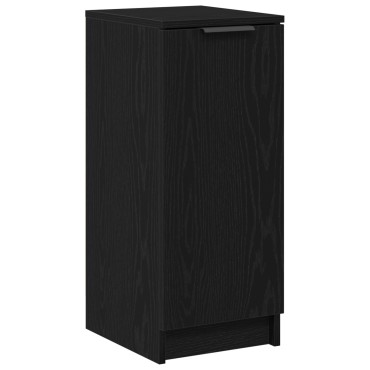 vidaXL Ντουλάπα Παπουτσιών με ράφι Μαύρη Οξυά 29,5x35x70 εκ 1 τεμ.