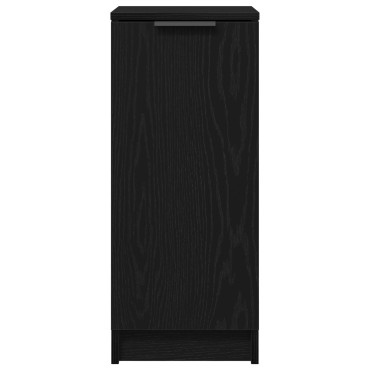 vidaXL Ντουλάπα Παπουτσιών με ράφι Μαύρη Οξυά 29,5x35x70 εκ 1 τεμ.
