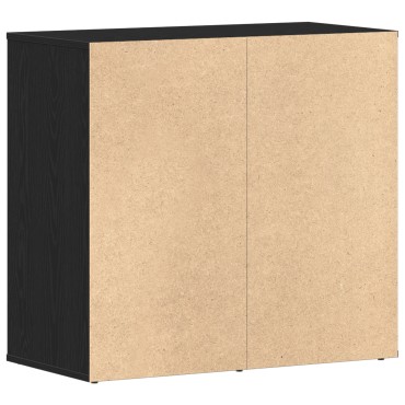 vidaXL Μαύρο Έπιπλο Καλλυντικών 80x40x75cm από Επεξεργασμένο Ξύλο 1 τεμ.
