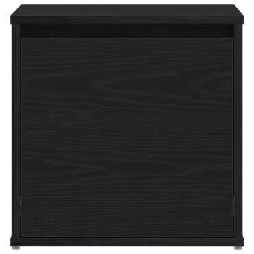 vidaXL Κουτί Συρταριού Μαύρο Δρυς 40,5x40x40cm Επεξεργασμένο Ξύλο