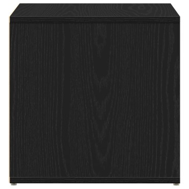 vidaXL Κουτί Συρταριού Μαύρο Δρυς 40,5x40x40cm Επεξεργασμένο Ξύλο