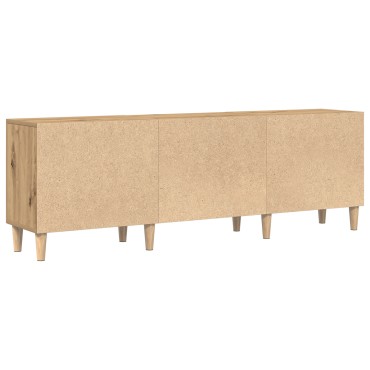 vidaXL Βάση τηλεόρασης σε Artisan Oak - 150x30x50cm - Κατασκευασμένη από τεχνικό ξύλο