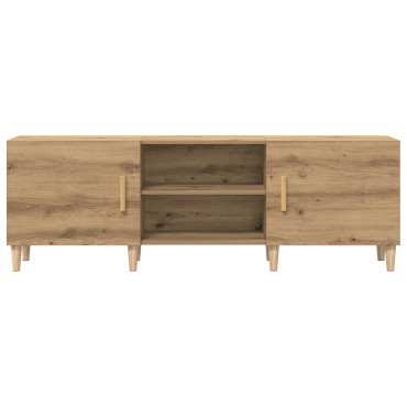vidaXL Βάση τηλεόρασης σε Artisan Oak - 150x30x50cm - Κατασκευασμένη από τεχνικό ξύλο