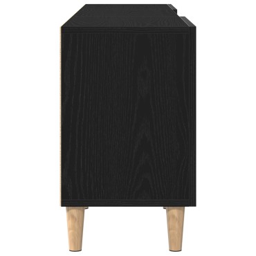 vidaXL Βάση τηλεόρασης - Μαύρη Δρυς, 150x30x50 cm Κατασκευασμένο από Επεξεργασμένο Ξύλο