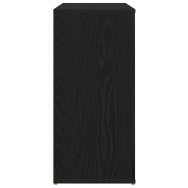vidaXL Μπουφές Μαύρο Δρυς 80x33x70cm Κατασκευασμένο ξύλο 1 τεμ.