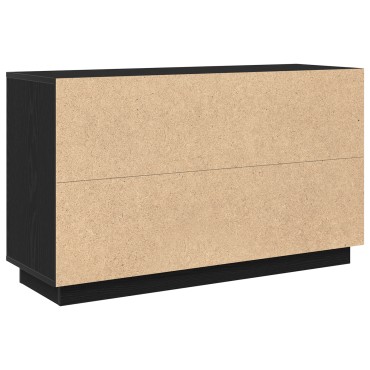 vidaXL Σερβιτόρος Μαύρο Δρύινο 102x35x60cm Επεξεργασμένο Ξύλο 1 τεμ.