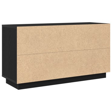 vidaXL Σαλονάκι Μαύρο Δρυς 102x35x55cm Επεξεργασμένο Ξύλο 1 τεμ.
