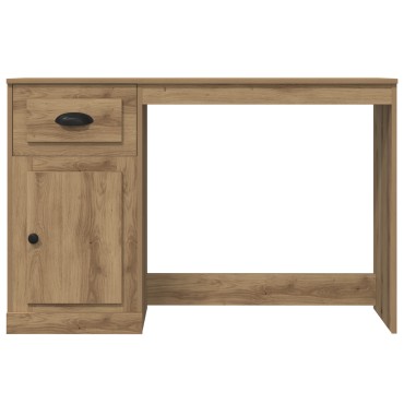 γραφείο vidaXL με αποθηκευτικά χώρο Artisan Oak 50x115x75cm Επεξεργασμένο ξύλο 1 τεμ.