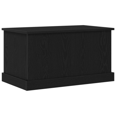 vidaXL Κουτί Αποθήκευσης Μαύρο Δρυς 70x40x38cm Κατασκευασμένο Ξύλο 1 τεμ.