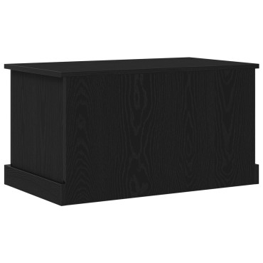 vidaXL Κουτί Αποθήκευσης Μαύρο Δρυς 70x40x38cm Κατασκευασμένο Ξύλο 1 τεμ.