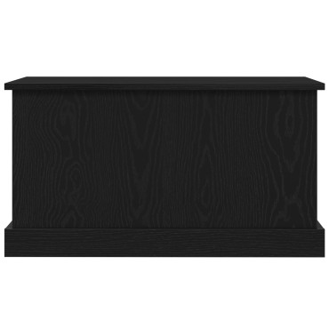 vidaXL Κουτί Αποθήκευσης Μαύρο Δρυς 70x40x38cm Κατασκευασμένο Ξύλο 1 τεμ.