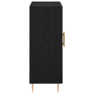 vidaXL Μπουφές Μαύρο Δρυς 69,5x34x90cm Κατασκευασμένο από Ξύλο 1 τεμ.