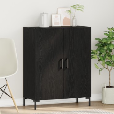 vidaXL Σύνθετο Μαύρη Δρυς 69,5x34x90cm Κατασκευασμένο Ξύλο 1 τεμ.