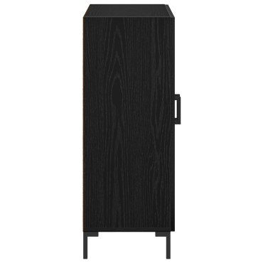 vidaXL Σύνθετο Μαύρη Δρυς 69,5x34x90cm Κατασκευασμένο Ξύλο 1 τεμ.