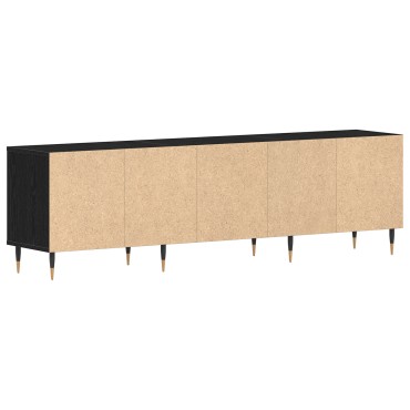 vidaXL Ντουλάπα τηλεόρασης Μαύρο Δρυς 150x30x44,5cm Κατασκευασμένο ξύλο