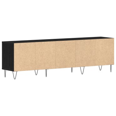 vidaXL Ντουλάπι Τηλεόρασης Μαύρο Δρυς 150x30x44,5cm Επεξεργασμένο Ξύλο