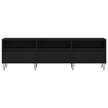 vidaXL Ντουλάπι Τηλεόρασης Μαύρο Δρυς 150x30x44,5cm Επεξεργασμένο Ξύλο