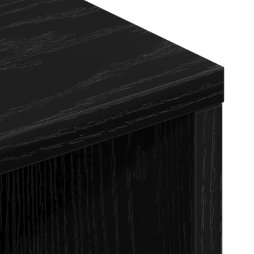 vidaXL Ντουλάπι Τηλεόρασης Μαύρο Δρυς 150x30x44,5cm Επεξεργασμένο Ξύλο