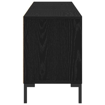 vidaXL Ντουλάπι Τηλεόρασης Μαύρη Δρυς 150x30x44,5cm Επεξεργασμένο Ξύλο