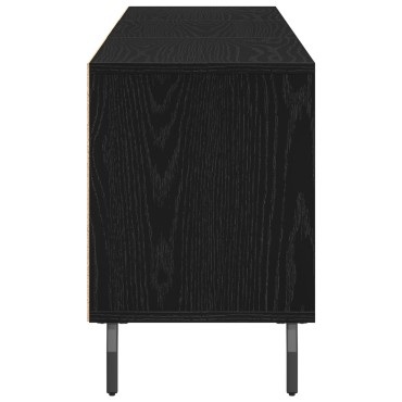 vidaXL Ντουλάπα τηλεόρασης Μαύρο Δρυς 150x30x44,5cm Επεξεργασμένο ξύλο