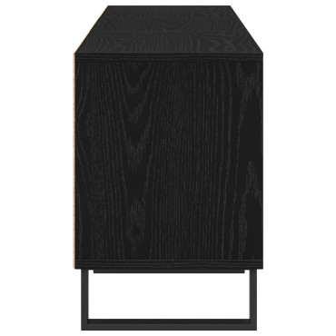 vidaXL Τηλεοπτική Βάση Μαύρη Ξυλεία 150x30x44,5cm Επεξεργασμένο Ξύλο